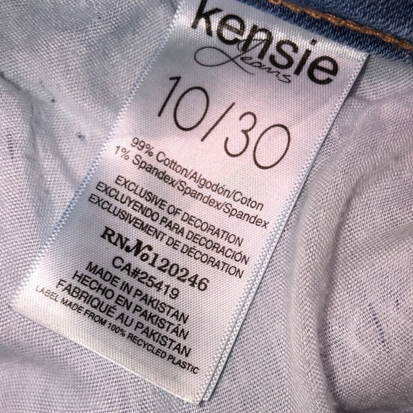 KENSIE ultimate high rise skinny size 10/30 button fly - Picture 4 of 7